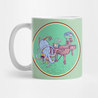 Octopus grand piano Mug